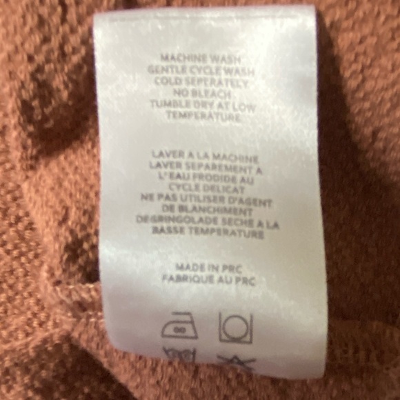 KOLLAR The Textured Pullover Burgundy Size Large - Picture 9 of 11